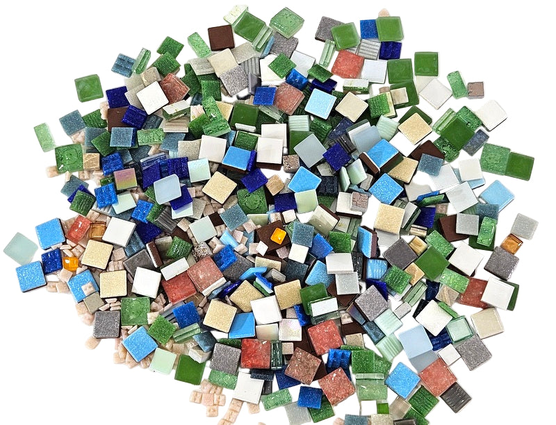 Mosaiksteine 3 kg Mix Bunt Steine Basteln Mosaik DIY Glas