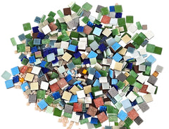 Mosaiksteine 3 kg Mix Bunt Steine Basteln Mosaik DIY Glas