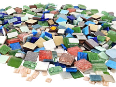 Mosaiksteine 3 kg Mix Bunt Steine Basteln Mosaik DIY Glas