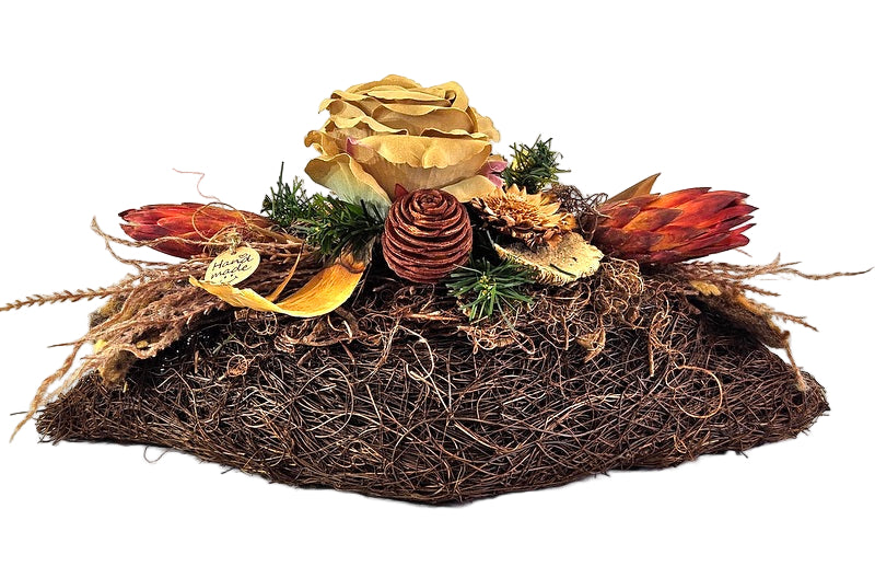 CASA - POADOR GRABSCHMUCK ellipse Natur Proteen künstliche Tanne Friedhof.