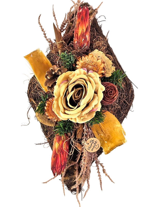 CASA - POADOR GRABSCHMUCK ellipse Natur Proteen künstliche Tanne Friedhof.