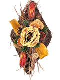 CASA - POADOR GRABSCHMUCK ellipse Natur Proteen künstliche Tanne Friedhof.
