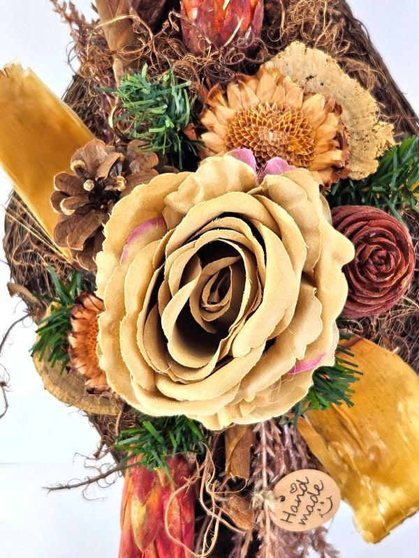 CASA - POADOR GRABSCHMUCK ellipse Natur Proteen künstliche Tanne Friedhof.