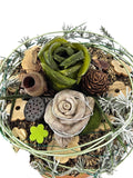 CASA - POADOR GRABSCHMUCK Urnengrab Wachsrose Friedhof.