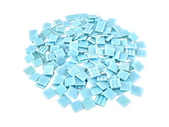 Mosaiksteine 500 g hellblau 20 x 20 x 4 mm  Basteln Mosaik DIY Geschenk