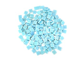 Mosaiksteine 500 g hellblau 20 x 20 x 4 mm  Basteln Mosaik DIY Geschenk