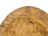 Teak Holz Schale Massivholz XXL 60 cm Dekoschale rund Massiv rustikal Natur Dijk