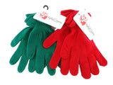 HANDSCHUHE FINGERHANDSCHUHE 2 Paar 1 x grün und 1 x rot Highlight Company
