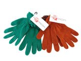 HANDSCHUHE FINGERHANDSCHUHE 2 Paar 1 x grün 1 x braun Curry Highlight Company