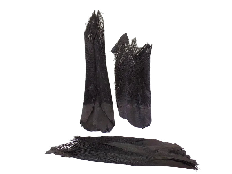 TROCKENBLUMEN PALMFASER grob Schwarz gefärbt 400 g Deko
