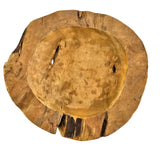 Teak Holz Schale Massivholz XXL 60 cm Dekoschale rund Massiv rustikal Natur Dijk