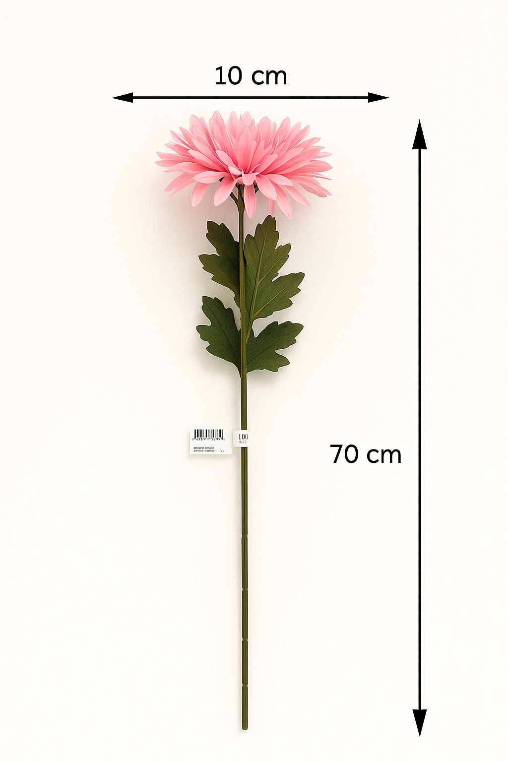 Spinnenchrysantheme Kunstblume künstliche Chrysantheme Pink Rosa 70 x 10cm.
