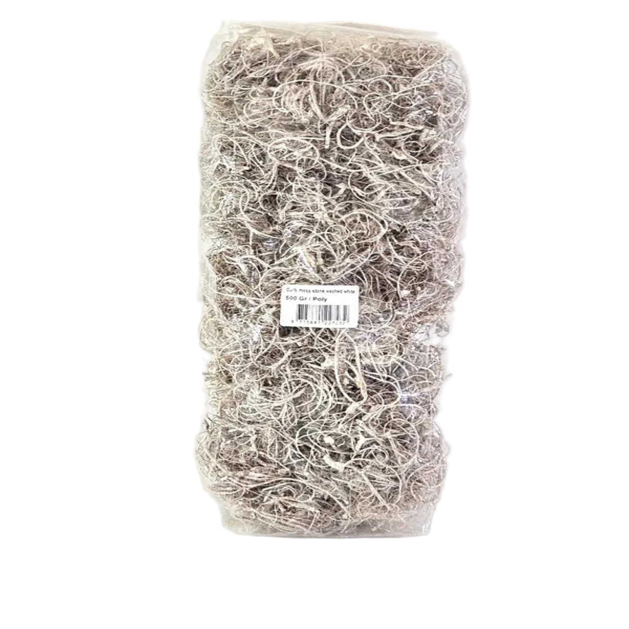 CURLY MOOS WHITE stone washed 500 g Deko Moos Basteln DIY.