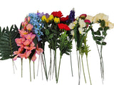 CASA - POADOR FRÜHLINGSBLUMEN MIX lose bunt 24 Stück künstliche Blumen Deko