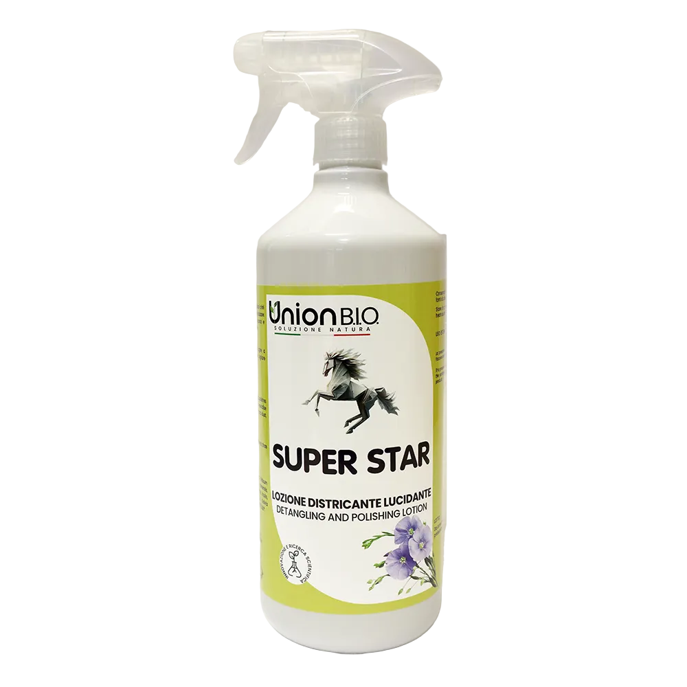 MÄHNENSPRAY PFERD - UNION B.I.O. - Super Star Glanz- und Entwirrungslotion - 1 L