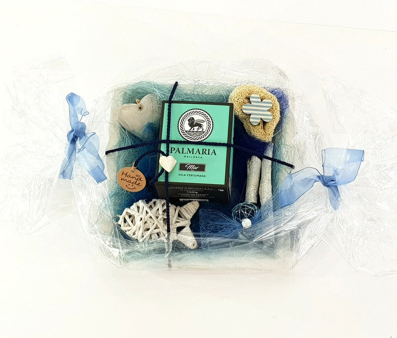 DUFTKERZE PALMARIA MALLORCA 130 g Glas Mar Wohn - Accessoires Geschenk