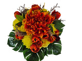 CASA - POADOR GRABSTRAUß künstliche Blumen Chrysanthemen Rosen künstlich Friedhof
