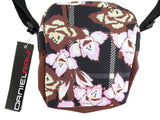 SCHULTERTASCHE DANIEL RAY Umhängetasche in Braun Rosa Schwarz Blumenmuster
