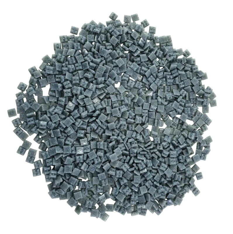 CASA - POADOR MOSAIKSTEINE Grau Glas 650 g 10 x 10 x 4 mm Basteln DIY Mosaik BOX