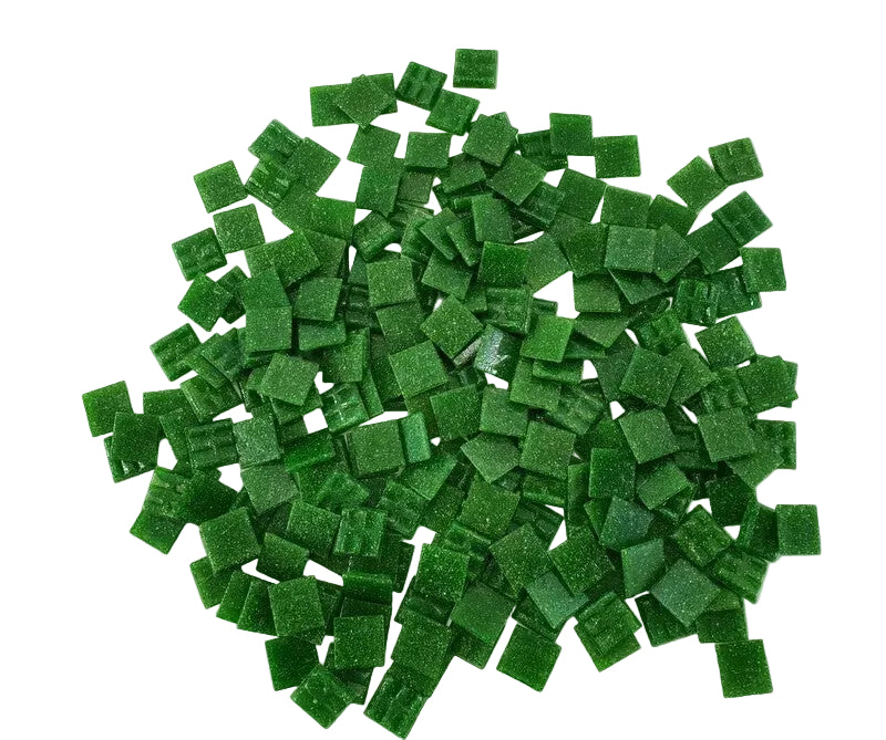 CASA - POADOR MOSAIKSTEINE Glasmosaik Myrte Grün 650 g  Basteln Mosaik DIY Box
