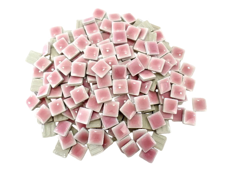 CASA - POADOR MOSAIKSTEINE 2 kg Rosa medium Feinsteinzeug Basteln DIY Mosaik
