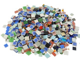 MOSAIKSTEINE 3 kg Mix Bunt Steine Basteln Mosaik DIY Glas