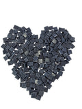 CASA - POADOR MOSAIKSTEINE 1 kg dunkelgrau  Glas DIY Basteln Box