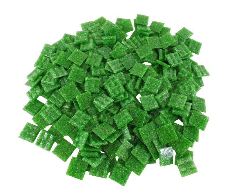 CASA - POADOR MOSAIKSTEINE KLEEBLATT grün Glasmosaik 650 g Basteln Mosaik Box