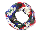 SCHAL RUNDSCHAL LOOP Wickelschal fortlaufendes Muster 100% Polyester