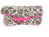 UMHÄNGETASCHE SPOOKY GIRL ROSA Umhängetasche mit Leopardenmuster Schultertasche