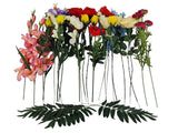 CASA - POADOR FRÜHLINGSBLUMEN MIX lose bunt 24 Stück künstliche Blumen Deko