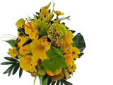 CASA - POADOR OSTERSTRAUSS künstliche Blumen Tulpen Eier Küken Federn Deko