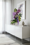 CASA - POADOR GESTECK künstlich Orchideen Lavendel Lila 50 cm H Kunstblumen