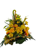 CASA - POADOR OSTERSTRAUSS künstliche Blumen Tulpen Eier Küken Federn Deko