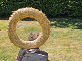 CASA - POADOR STROHKRANZ Ø 80 cm Strohring Strohrömer Rohling Kranz Natur Deko Friedhof