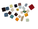 MOSAIKSTEINE 3 kg Mix Bunt Steine Basteln Mosaik DIY Glas