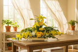 CASA - POADOR BLUMENGESTECK künstlich ellipse Gladiolen Calla Rosen Kunstblumen