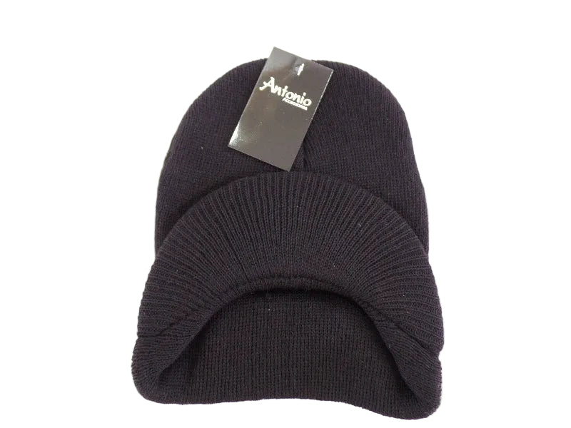 Mützen  Strickmützen mit Schirm Antonio  in 4 Farb - Varianten wählbar Unisex