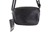 SCHULTERTASCHE SCHWARZ NEW BAGS Reißverschluss klein
