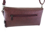 TASCHE RED BROMBEER CLUTH Damen Schultertasche Damenhandtasche