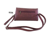 TASCHE RED BROMBEER CLUTH Damen Schultertasche Damenhandtasche