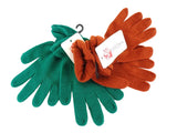 HANDSCHUHE FINGERHANDSCHUHE 2 Paar 1 x grün 1 x braun Curry Highlight Company